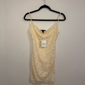 Cream Lace Slip Dress (NWT!!)